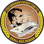 US Navy USS Abraham Lincoln (CVN 72) Badge